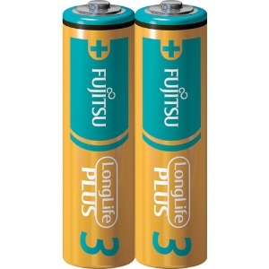 富士通 【在庫限り】アルカリ乾電池単3 Long Life Plus 2個パック LR6LP(2S)