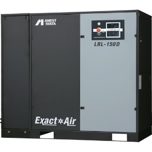 アネスト岩田 給油式スクリューコンプレッサD付き60Hz15kW LRL-150DM6