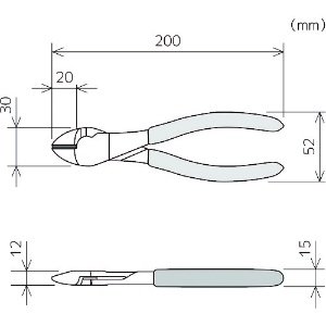 エンジニア 鉄腕ニッパー 鉄腕ニッパー NK-48 画像3