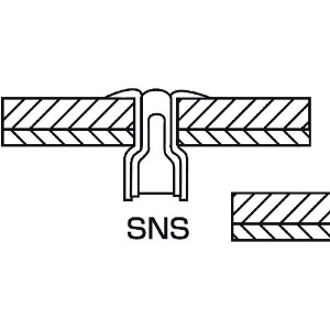 エビ 高強度ブラインドリベット Sボルト(丸頭) Φ6.4/板厚15.9mm (10本入) 高強度ブラインドリベット Sボルト(丸頭) Φ6.4/板厚15.9mm (10本入) SNS64159MP 画像3