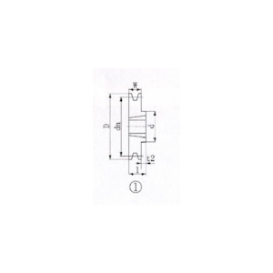 EVN ブッシングプーリー SPZ 132mm 溝数1 SPZ132-1