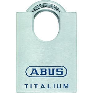 ABUS 【販売終了】シャックルガード付シリンダー南京錠 TITALIUM 96CSTI/60 TITALIUM