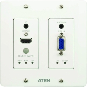 ATEN ビデオ延長器/HDMI&VGA/壁埋込式USウォールプレート/4K対応(HDMI) ビデオ延長器/HDMI&VGA/壁埋込式USウォールプレート/4K対応(HDMI) VE2812UST 画像4