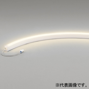 LED間接照明 曲線対応タイプ 防雨・防湿型 屋内外兼用 長864mm 電球色 連続調光タイプ 壁面・天井面・床面取付兼用 OG254803