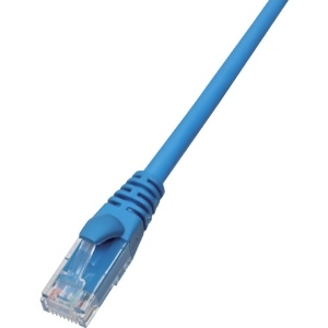 トラスコ中山 Cat6A対応ツメ折れ防止LANケーブル 0.5mブルー Cat6A対応ツメ折れ防止LANケーブル 0.5mブルー TLANC6A-0.5-B