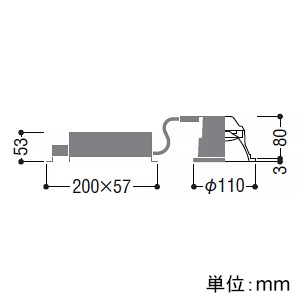 AD52925 (コイズミ照明)｜ベースダウンライト φ100｜業務用照明器具