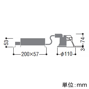 コイズミ照明 LEDベースダウンライト M形 2000lmクラス FHT42W相当 埋込穴φ100mm 配光角50° 非調光 白色 シルバーコーン・白色枠 LEDベースダウンライト M形 2000lmクラス FHT42W相当 埋込穴φ100mm 配光角50° 非調光 白色 シルバーコーン・白色枠 AD52994 画像2