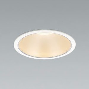 LEDベースダウンライト M形 2000lmクラス FHT42W相当 埋込穴φ125mm 配光角50° 非調光 白色 シルバーコーン・白色枠  AD52980