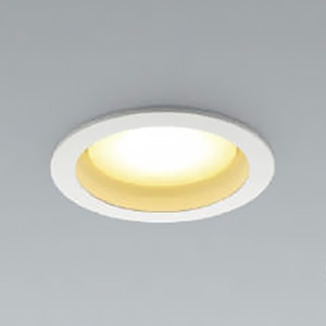 LEDダウンライト ベースタイプ 高気密SB形 白熱球60W相当 埋込穴φ100mm 散光配光 非調光 電球色 ランプ付 ファインホワイト  AD1202W27