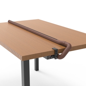カルテック TABLE AIR テーブルエアー キレイな空気のパーテーション 光触媒除菌脱臭機能付き ブラウン KL-T01-M-T