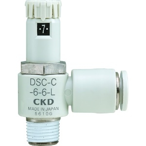 CKD ダイヤル付スピードコントローラ (コンパクトタイプ) DSC-C-6-6