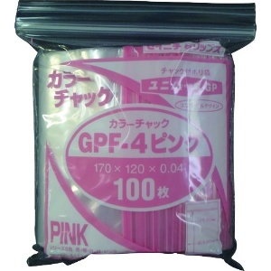 セイニチ ユニパック GP F‐4 カラーチャック ピンク GP