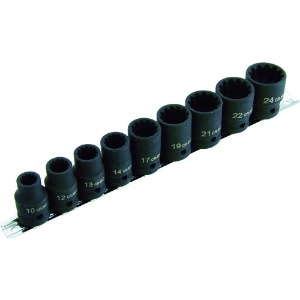 Pro-Auto 【生産完了品】1/2DR.9PC.インパクトスプラインソケットセット ISS1209H