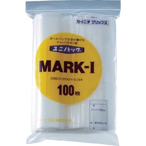 セイニチ 「ユニパック」 MARK-B 85×60×0.04 300枚入 (後継品:MARKB100) MARK-B