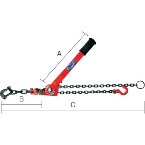 象印 チェーン荷締機0.5t チェーン荷締機0.5t NC-00510 画像2