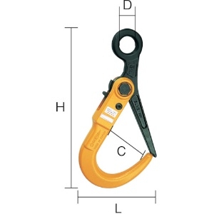 スーパー スーパーロックフック 容量:1ton 全長:298mm SLH1N