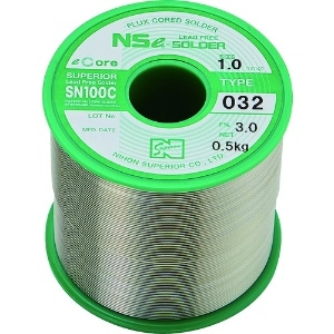 スペリア 汎用鉛フリーやに入りはんだ SN100C-032 0.8mm SN100C-032-08