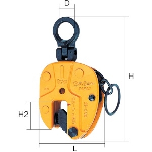 スーパー 立吊クランプ(ロックハンドル式・自在シャックルタイプ) 立吊クランプ(ロックハンドル式・自在シャックルタイプ) SVC0.5E 画像2
