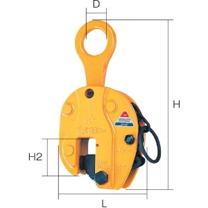 スーパー 立吊クランプ(ロックハンドル式)ワイド型 立吊クランプ(ロックハンドル式)ワイド型 SVC3WH 画像2