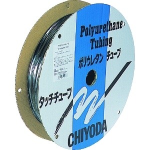 チヨダ TPタッチチューブ 6mmX100m 黒 TP-6X4.0-100