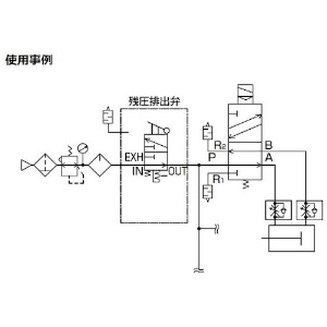 CKD 残圧排出弁 白色シリーズ 残圧排出弁 白色シリーズ V3000-10-W 画像2