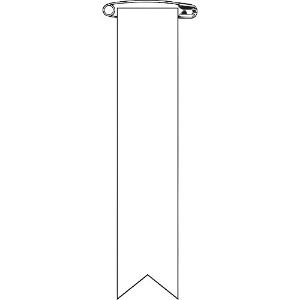 日本緑十字社 ビニールリボン(胸章) 白無地タイプ リボン-100(白) 120×25mm 10本組 エンビ ビニールリボン(胸章) 白無地タイプ リボン-100(白) 120×25mm 10本組 エンビ 125101