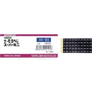 日油技研 サーモラベルスーパミニ1点表示 不可逆性 85度 1K-85