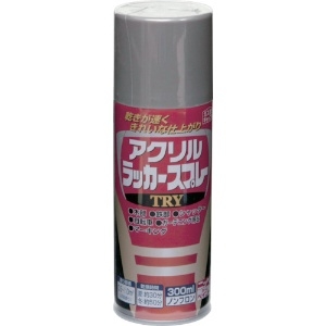 ニッぺ アクリルラッカースプレーTRY 300ml シルバーメタリック 222T019-300