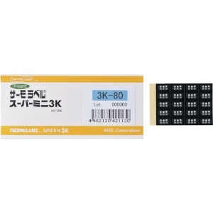 日油技研 サーモラベルスーパミニ3点表示 不可逆性 110度 3K-110