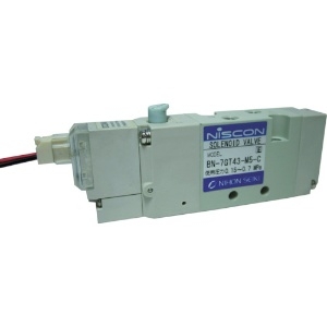 日本精器 4方向電磁弁M5シングルDC24V7GT BN-7GT43-M5-C-F24