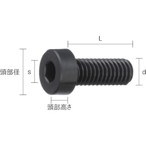 TRUSCO ガラス繊維強化ポリアミドMXD6 RENY黒 六角穴付低頭ボルト M6X16 50本 ガラス繊維強化ポリアミドMXD6 RENY黒 六角穴付低頭ボルト M6X16 50本 BRENY-BKLCM6X16 画像2