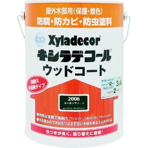 KANSAI 水性XDウッドコートS タンネングリーン 3.4L 00097670150000