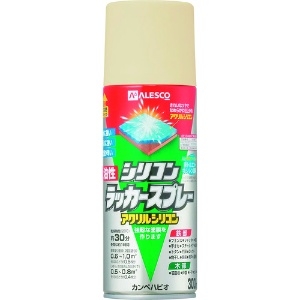 KANSAI 油性シリコンラッカースプレー アイボリー 300ML 6本入り 00587640072300_set