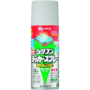 KANSAI 油性シリコンラッカースプレー シルバーメタリック 300ML 6本入り 00587644342300_set