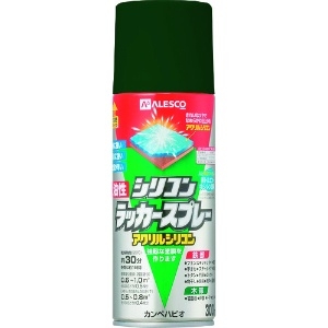 KANSAI 油性シリコンラッカースプレー ダークグリーン 300ML 6本入り 00587644402300_set