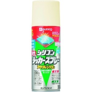 KANSAI 油性シリコンラッカースプレー ライトアイボリー 300ML 6本入り 00587644412300_set