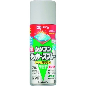 KANSAI 油性シリコンラッカースプレー シルバー 300ML 6本入り 00587645252300_set