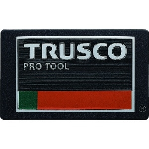 TRUSCO 超耐候性軟質エンブレム TRUSCO PRO TOOLロゴ エンボス加工タイプ EBTRL-P2