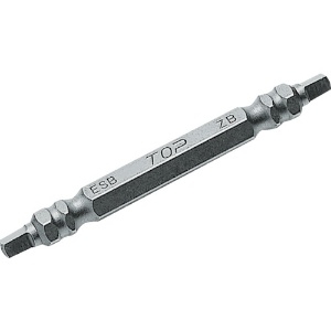 TOP 電動ドリル用四角ビット 3.5X65mm ESB-3.5P-65