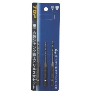 TOP 六角シャンク鉄工ドリル 2.5mm 3本セット 六角シャンク鉄工ドリル 2.5mm 3本セット ETD-2.5-3S