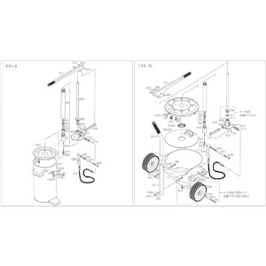 TRUSCO FTK8用 ピストンロッド FTK-005