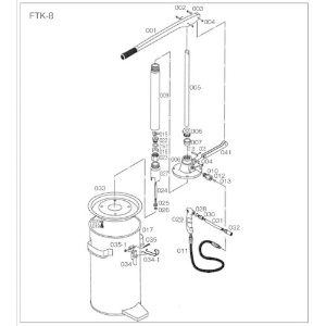 TRUSCO FTK8用 グリップフック FTK-034