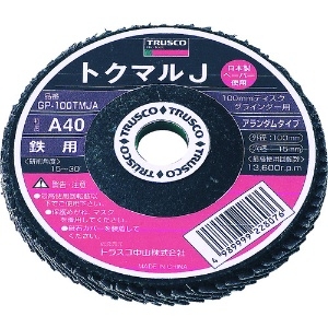 TRUSCO トクマルJ アランダム Φ100 (10枚入) 100# GP-100TMJA