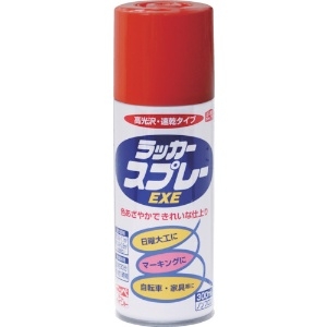 ニッぺ ラッカースプレーEXE 300ml レッド HSW007-300