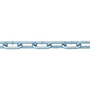 ニッサチェイン 鉄ユニクロ溶接リンクチェイン 5.5mm×30m IW2055