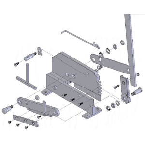 TRUSCO P-4用六角ボルトNO.4 P4004