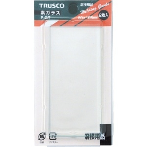 TRUSCO 溶接用素ガラス パック (1Pk(袋)=2枚入) P-GT