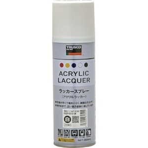 TRUSCO アクリルラッカースプレー 白 300ml RSP300-W