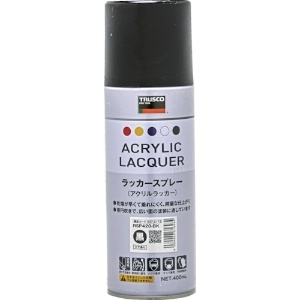 TRUSCO アクリルラッカースプレー 黒 400ml RSP420-BK