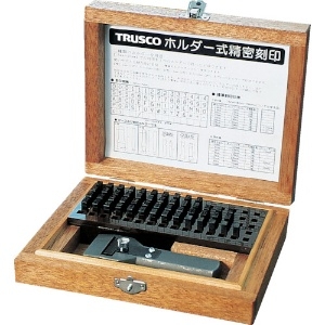 TRUSCO ホルダー式精密刻印 4mm ホルダー式精密刻印 4mm SHK-40